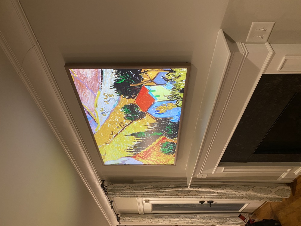 Frame & flush-mount TVs completed by Ensysta Build